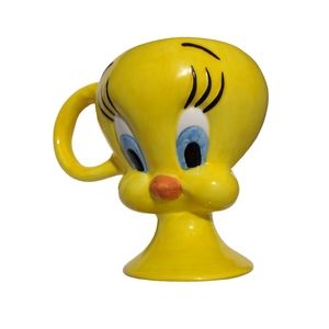RARE!! 2000 Warner Bros. Looney Tunes‎ 3D Tweety Bird Coffee Cup Mug